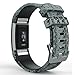 MoKo Fitbit Charge 2 Band, Soft Silicone Adjustable Replacement Strap Band for 2016 Fitbit Charge 2 HR Heart Rate + Fitness Wristband, Wrist Length 5.70
