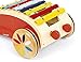 Janod Tattoo Red Xylo Roller Xylophone Pull Toy - Ages 18 Months + - J05380