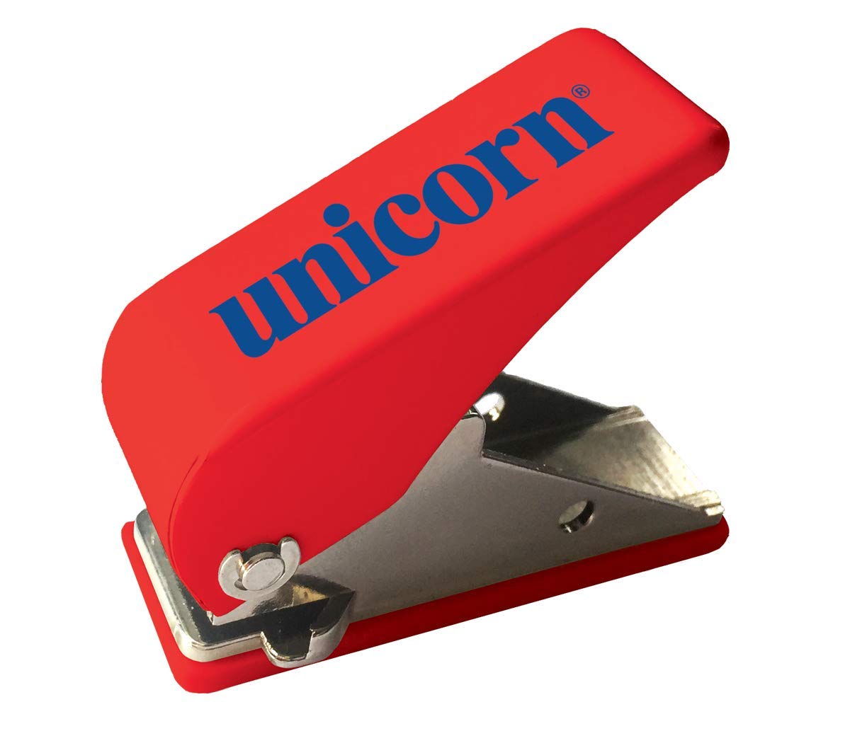 Unicorn Dart Flights Punch | Gives Secure & Positive Flight Grip | Red with Blue Logo