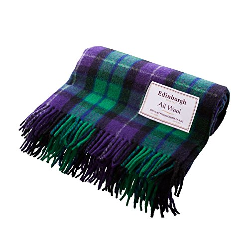 Edinburgh 100 All Wool Scottish Tartan Rugs Freedom (One