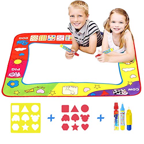 Water Doodle Aqua Magic Mat Drawing Painting Pad Multi Coloured No Mess
