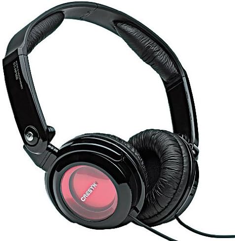 Cresyn CS-C500H Red Stereo Headphones, 38 mm, Impedance 35 Ohms, Sensitivity 100 dB/mW, Maximum Input Power 1000 mW, 20 to 20,000 Hz, Cable Length 1.5 m