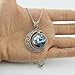 Moon Pendant Tardis Doctor Who Starry Night Necklace Van Gogh Jewelry Personalized Necklaces Gift