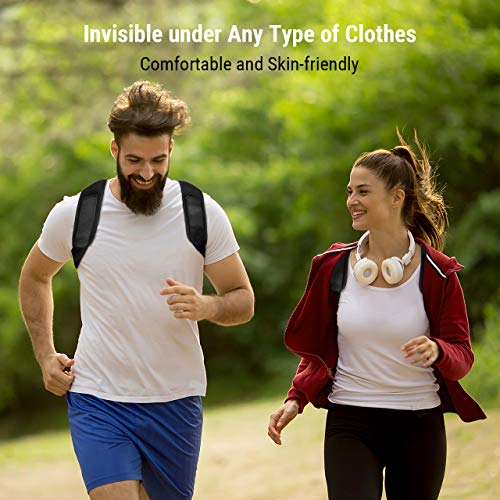 Back Posture Corrector, Atmoko Effective Back Brace for Men, Women and Teenagers, Adjustable Back Posture Corrector for Pain Relief of Shoulder, Back, Neck, Poor Posture Correction - Thumbnail 4