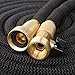 Gnome Platinum Garden Water Hose | Expandable, Flexible, Non-Kink. Best in Class Solid Brass Connectors. for Home, Yard, Shop, RV. Lightweight. Pocket Bag | Short to Long, 25 ft, 50 ft, 75 ft,