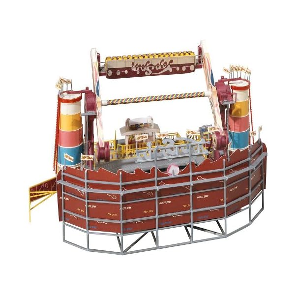FALLER Karussell Top Spin Modellbausatz mit 374 Einzelteilen 240 x 240 x 214 mm I Modelleisenbahn ZubehÃ¶r H0 I Modelleisenbahn H0 Kirmesanlagen – Bild 3