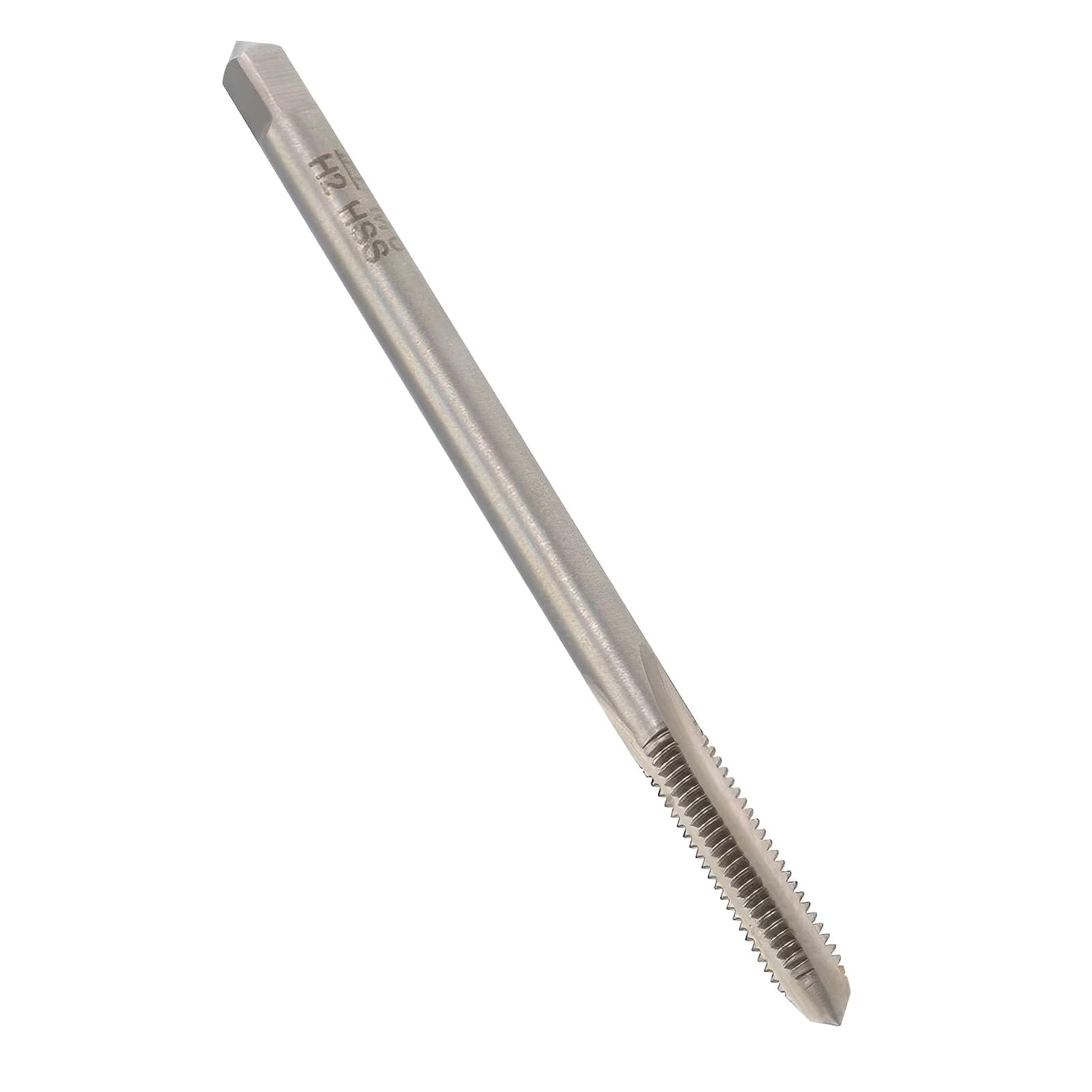 Boxonly Metric Machine Tap for Make New Threads or Re-Thread Damaged or Jammed Threads H2 High-Speed Steel 3 Straight Flutes Thread Tapping DIY Tool M6 x 1mm 1Pcs