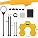 Vacnite Helping Hands Third Hand Soldering Tool and Vise - Daylight LED 3X Magnifying Lamp Rechargeable with 3 Adjustable Light Settings, Enhanced Base