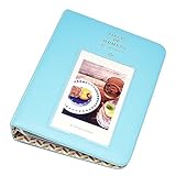 GBSTORE 64 Pockets Photo Album for Mini 8 7s 25 50s 90 Polaroid & Name Card, Blue