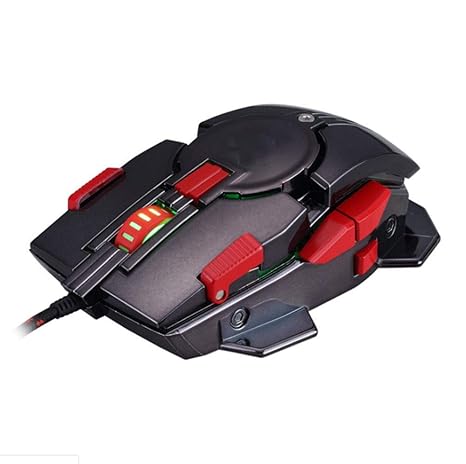 ERKEJI Maus wichtige Makro Definition Notebook spezielle Spiel mechanische Maus USB-Computermaus ergonomische