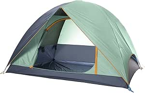 Kelty Tallboy Tent, Tall Dome Tent with Standing Headroom, Open-Plan Interior, X-Pole Construction &amp; More
