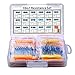kuman 1% Resistor Kit Assortment, 0 Ohm-1M Ohm (Pack of 525) with 5x7cm Solder Finished Prototype PCB Circuit Board Breadboard for Arduino Rasbperry pi 3 2 1 Model B B+ A K78 (K78-US)