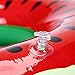 Gymforward Adult Giant Watermelon Swim Ring Inflatable Pool Loungers 32inch