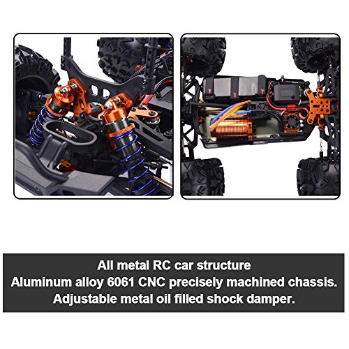 Boquite Valentinstag Karneval Ferngesteuerter LKW, RC Crawler Auto, für ZD Racing MT8 Pirates3 1/8 2.4G 4WD 90km/h… – Bild 6