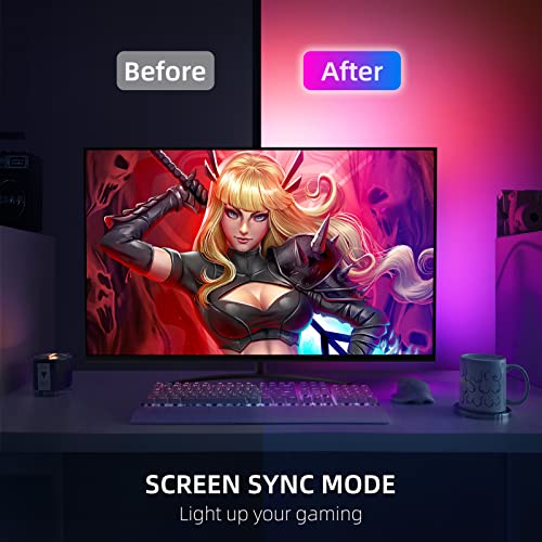 Lytmi Smart Monitor LED Backlight for Windows PC, Replace RGB Light Bar