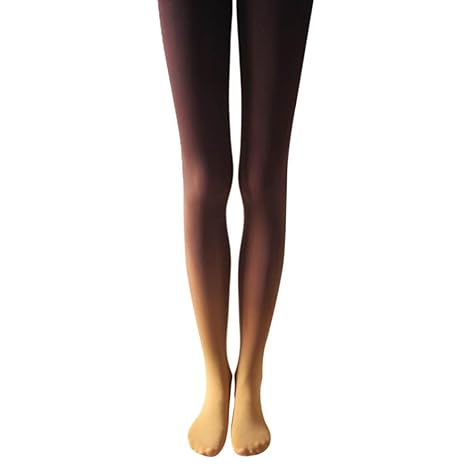 style_dress Damen Frauen Overknee Strümpfe Stützstrümpfe elastische Kniestrümpfe Oberschenkel Hohe StrümpfeFarbverlauf Strump