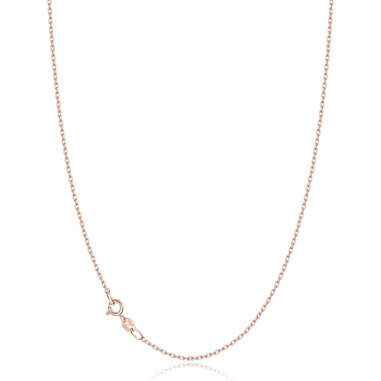 Gold Chain Rope Chain Necklace 14k Gold Bonded to Real Silver 20in 2mm .925 Italy Stamped