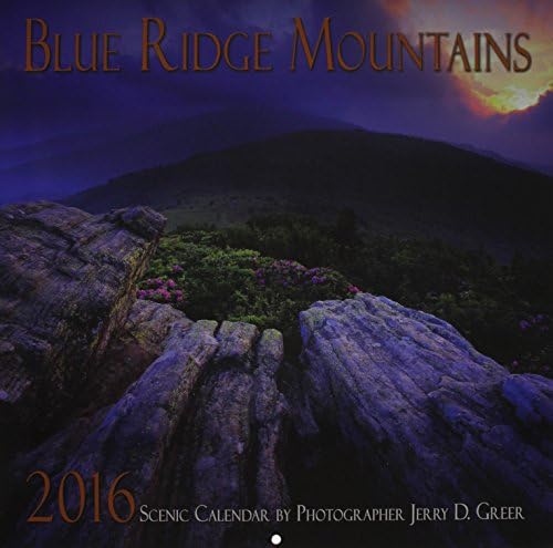 2016 Blue Ridge Mountains Scenic Wall Calendar