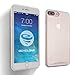 iPhone 7 Plus Anti-Gravity Phone Case, Nano Hands-Free Selfie Clear Protective Goat Case Stick to Mirror, Glass, Tile, Smooth Surface - Clear edge