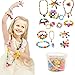 Edycur 250 Pcs Arty Snap Pop Beads Set with Storage Bucket, Arts and Crafts Toys Gifts for Kids Age 4yr-12yr Creative DIY Jewelry Kit for Toddlers Birthday Gift Toys for 4,5,6,7,8 Year Old Girls