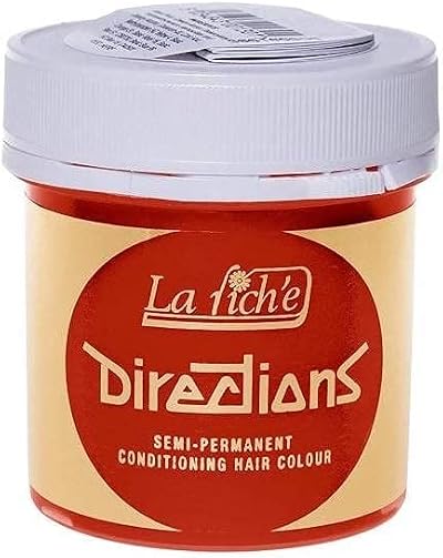 La Riche Directions 88ml Fluorescent Orange x4 - Semi-Permanent Hair Dye