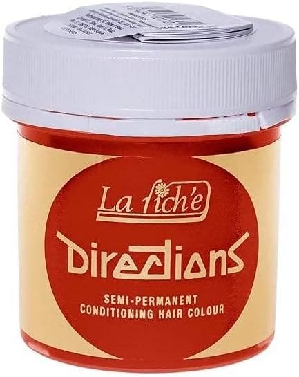 La Riche Directions 88ml Fluorescent Orange x4 - Semi-Permanent Hair Dye