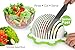 Urban Trend Smart Cut Salad - Rinse, Cut & Serve - Combines Elegant Salad Bowl, Strainer, Colander, Chopping Guide, and Cutting Board - Fresh Vegetable and Fruit Salad Maker in Less Than 60 Seconds