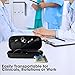 Yonune Elegant Nurse Stethoscope Case - Zipper Pocket Secures Nurse Accessories (Black)