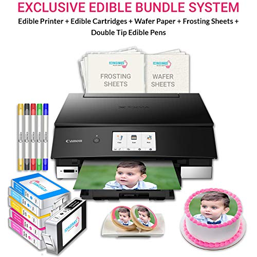 Icinginks Cake Printer Art Package includes Cake Printer, Edible