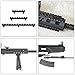 UBOO Keymod Lightweight Picatinny Rail Sections, pack of 3 (5-slot,7-slot,13-slot) Handguard Weaver Rail System with 3 Allen Wrench & Solid-Style for Rail Mount Accessories