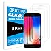 [3 Pack]-Grutti Screen Protector for Apple iPhone 8 and iPhone 7, 4.7 Inch, 9H Hardness HD Clear Tempered Glass Screen Protection Film for iPhone 8, iPhone 7