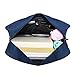 MyLifeUNIT Japanese School Bag, Horizontal Anime High School Bag for Cosplay (Black)
