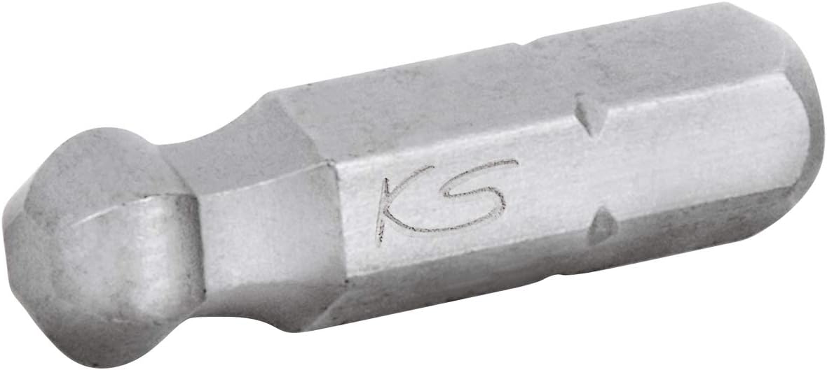 KS Tools 911.7836 1/4" Bit Hexagon with Ball end, 25mm, 2mm