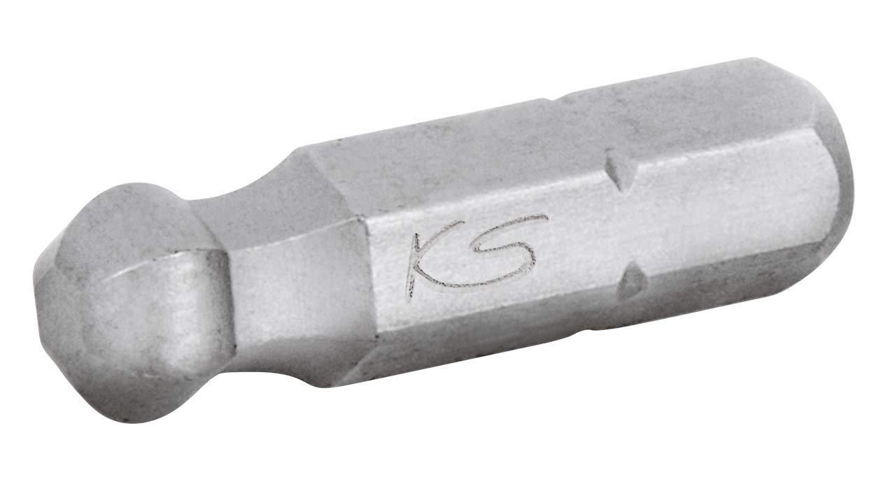 KS Tools 911.7836 1/4" Bit Hexagon with Ball end, 25mm, 2mm