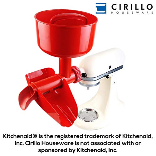 Cirillo Fruit Strainer Attachment For KitchenAid Mixers, Strains Seeds