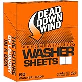Dead Down Wind Unscented Laundry Detergent Sheets for Washing up to 60 Loads