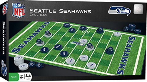 NFL Seattle Seahawks Checkers, Gray, Small