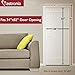 astronia Magnetic Screen Door,With Auto Close Magnets, Pet & Toddler Friendly, Hands Free Walk Through, Keeps Bugs Out and Lets Cool Breeze In - Fit 32