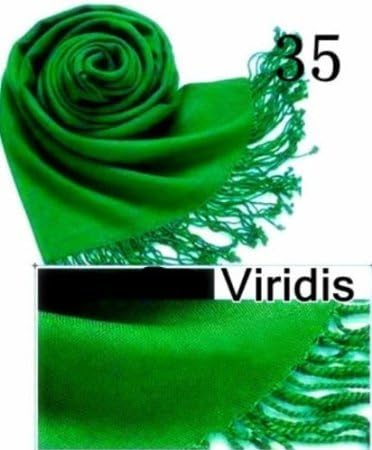 JOVANAS FASHION Premium Pashmina Shawl Wrap Scarf (Viridis)