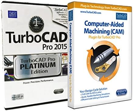 TurboCAD Pro Platinum 2015 with CAM 2015 Plug In Combo
