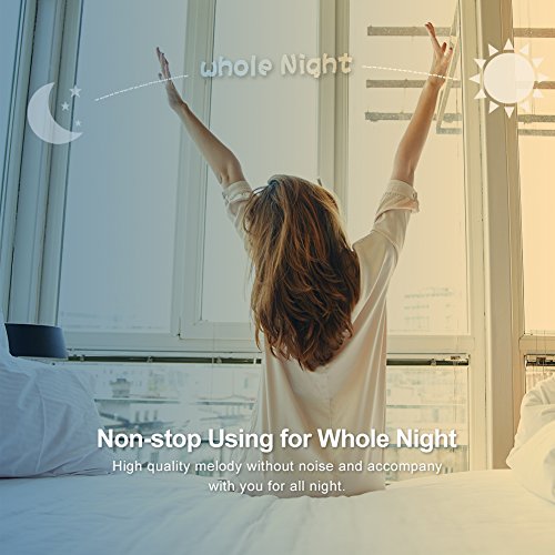 image for White Noise Machine, AUVON Sleep Machine with 10 Natural Non-looping S
