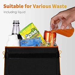 HOTOR Car Trash Can-2-Gallon, Foldable and