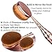 Beauty Kate Oval Makeup Brush Set Diamond Mermaid Toothbrush Makeup Brushes 10pcs Cosmetics Brushes Set (Rose Gold) - Professional Concealer Brush Foundation Brush