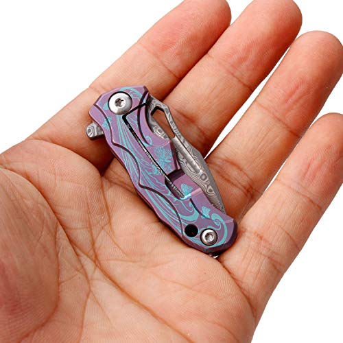 image for Samior HA013 Small Folding Pocket Flipper Knife,1.57