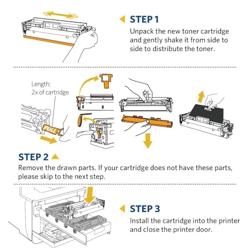 SMARTOMI CF244A 44A Compatible Toner Cartridges for HP, 44A CF244A Toner Cartridge for HP Laserjet Pro M15a M15w, MFP M28a M28w Printer (2 Black)