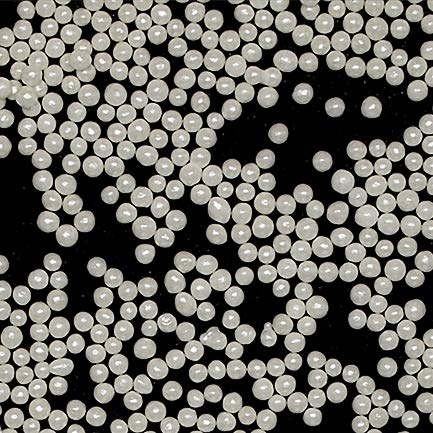 Natural White Gluten GMO Nuts Dairy Soy Free Shimmer Nonpareils - Thumbnail 3