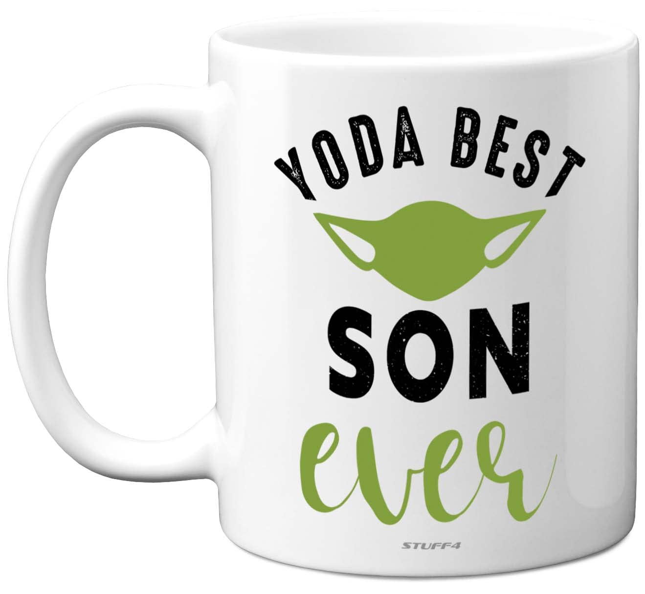 Stuff4 Son Gifts - Yoda Best - Inspirational Son Mug, Gifts from Mum, Birthday Gift from Dad, Gifts for Christmas Idea, 11oz Ceramic Dishwasher and Microwave Safe Mug