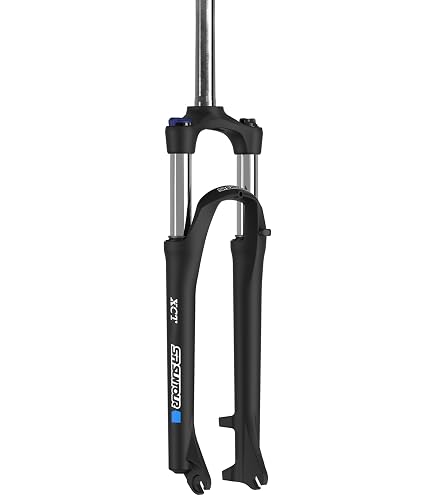 Fourche VTT Air 100mm - Compatible 26/27.5/29 Pouces, Axe 9mm, Frein Disque