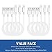 Everdigi Lightning Cable, iPhone Charger 6Pack 3FT iPhone Charging Cord Compatible with iPhone 8/8Plus/X/7/ 7Plus/ 6/ 6S/ 6 Plus/ 6S Plus, 5C/5S/5, iPad/iPod(White)