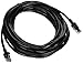 BLACK Gold Plated 50FT CAT5 CAT5e RJ45 PATCH ETHERNET NETWORK CABLE 50 FT For PC, Mac, Laptop, PS2, PS3, PS4, XBox, and XBox 360 Xbox One to hook up on high speed internet from DSL or Cable internet.
